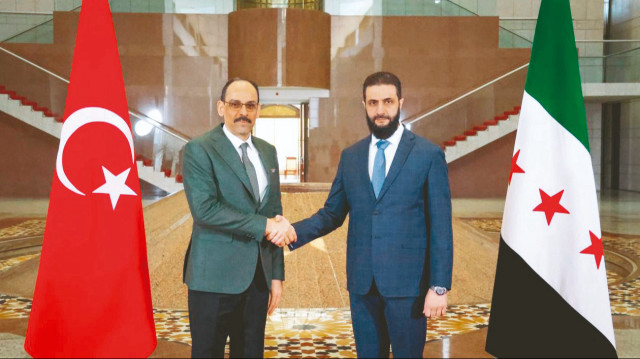 İbrahim Kalın, Ahmed Şara.