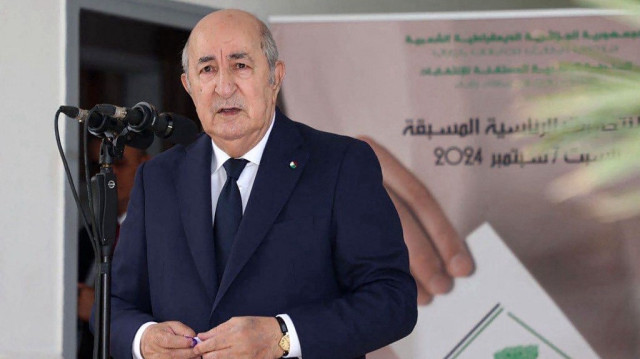 Le Président algerien, Abdelmadjid Tebboune.