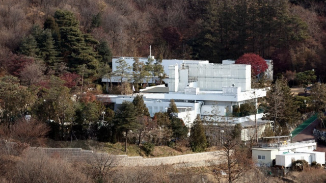 La résidence présidentielle du président sud-coréen Yoon Suk Yeol, à Séoul, le 3 janvier 2025.