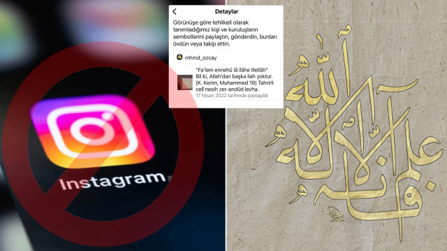 Instagram Kelime-i Tevhid paylaşımını kaldırdı