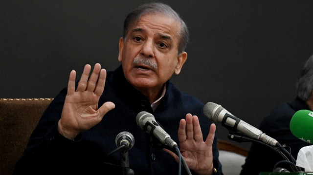 Le Premier ministre pakistanais, Shehbaz Sharif.