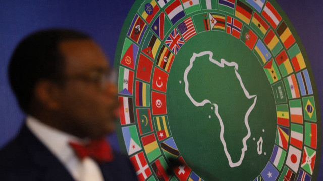 Akinwumi Adesina, président du Groupe de la Banque africaine de développement, s'exprime lors de l'assemblée annuelle de la Banque africaine de développement à Accra, au Ghana, le 23 mai 2022.