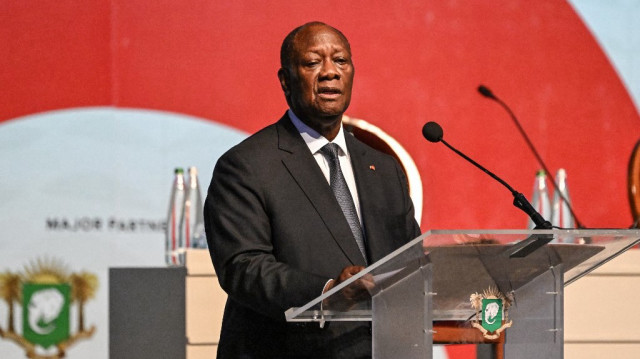 Le président de la Côte d'Ivoire Alassane Ouattara.