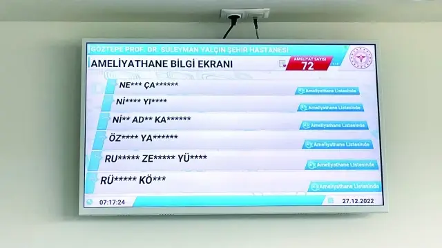 Gerekli onay alındığında, bir kişi yoğun bakımda yatan birden fazla yakınının bilgilerini aynı anda takip edebilecek