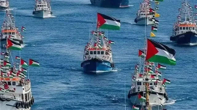 "أسطول الصمود": إسرائيل طلبت تغيير مسار سفننا لكننا ماضون إلى غزة