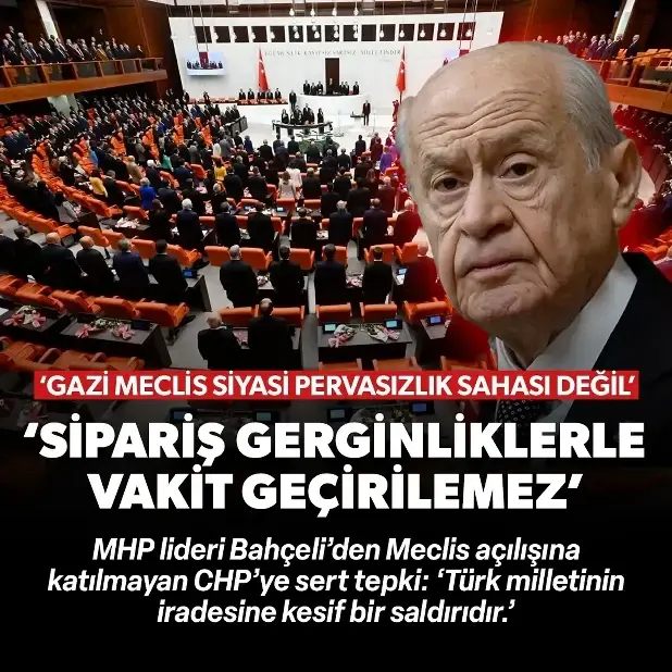 'Gazi meclis siyasi pervasızlık sahası değildir'
