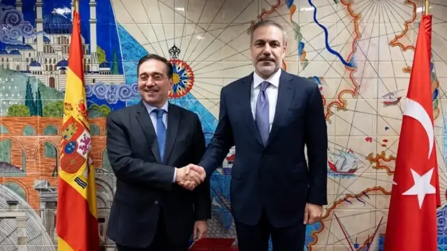 Turkish foreign minister discusses Gaza with Spanish counterpart