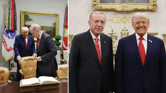 Cumhurbaşkanı Recep Tayyip Erdoğan Donald Trump ile görüşmesine ilişkin açıklama yaptı.