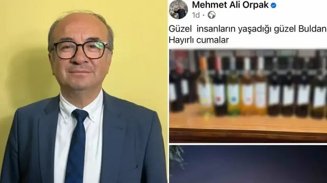  Başkan Orpak, gelen tepkiler üzerine fotoğrafı kaldırdı.