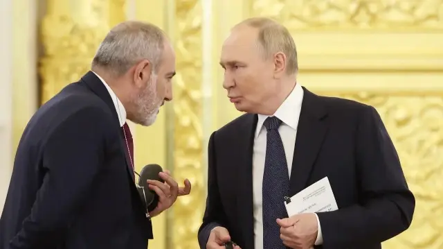 Владимир Путин и Никол Пашинян