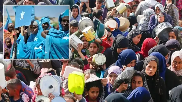 Somalili kadınlardan Filistin'e destek