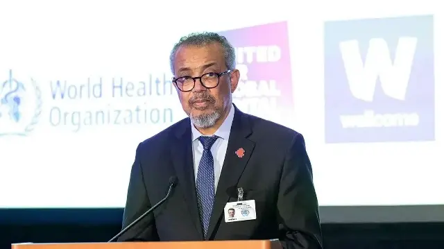 Le Directeur général de l'OMS, Tedros Adhanom Ghebreyesus.