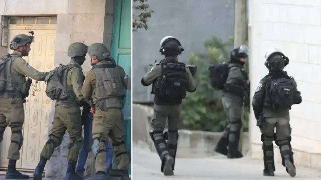 İsrail askerleri, El Halil kent merkezine baskın düzenleyerek gerçek mermi, ses bombası ve göz yaşartıcı gaz kullandı; olayda iki Filistinli yaralandı.