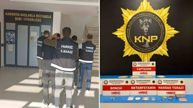 Kahramanmaraş’ta uyuşturucu operasyonu