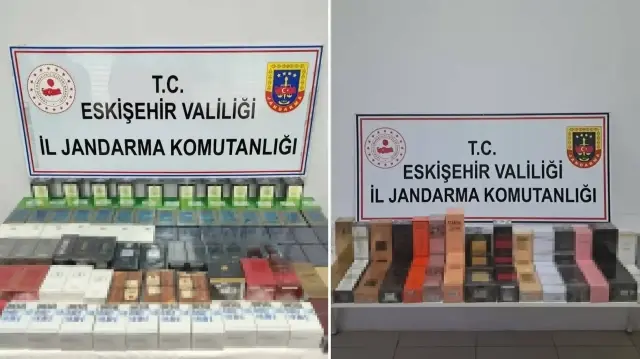 Eskişehir'de 164 adet kaçak parfüm ele geçirildi