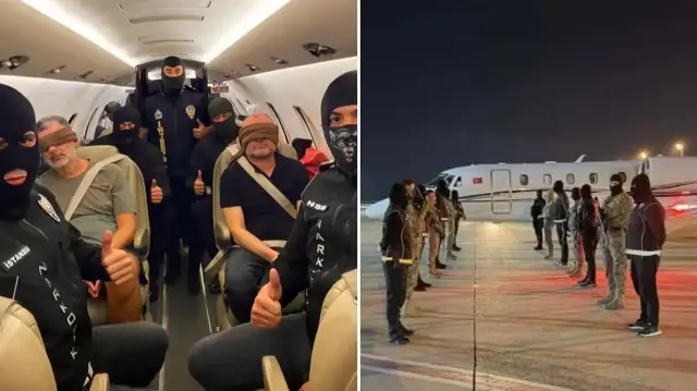İki şahsın Birleşik Arap Emirlikleri'nde yakalanmaları ve bu sabaha karşı Türkiye'ye iadeleri sağlandı.