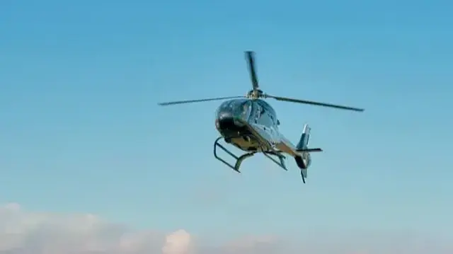 Meydana gelen helikopter kazasında 5 kişinin yaralandı.