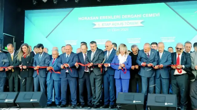 Horasan Erenleri Dergâhı Cemevi açılış töreni.