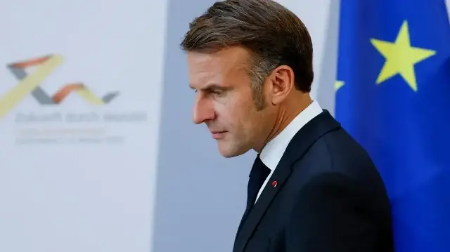 Le Président français Emmanuel Macron.