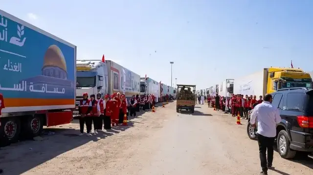 الأمم المتحدة تشير إلى تقدم بوصول المساعدات الإنسانية لغزة