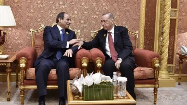 حراك دبلوماسي مكثف للرئيس أردوغان على هامش "قمة شرم الشيخ"