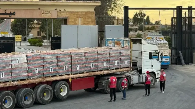 УКГВ сообщило о значительном прогрессе в доставке гумпомощи в сектор Газа | Фото: AFP