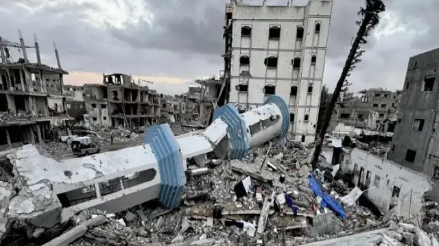 Многочисленные разрушения в Газе