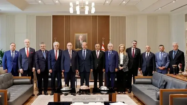 Президент ТРСК принял делегацию парламентов Азербайджана, Турции и Северного Кипра