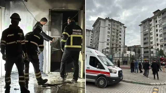 Elektrik panosundan çıkan yangın vatandaşları etkiledi