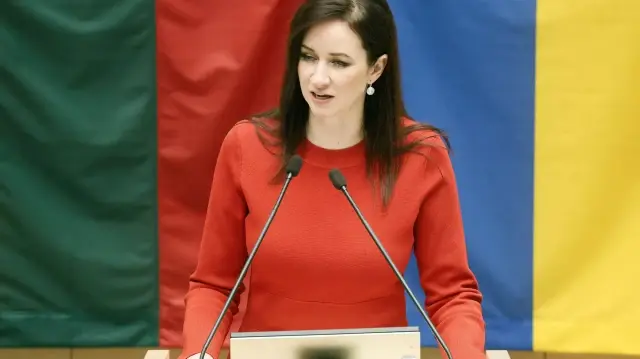 Inga Ruginiene, Premier ministre de la Lituanie.