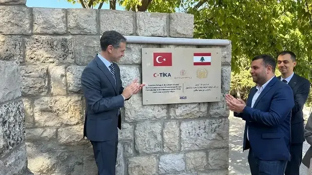 "تيكا" التركية ترمم سبيل ماء السلطان عبد الحميد الثاني في لبنان