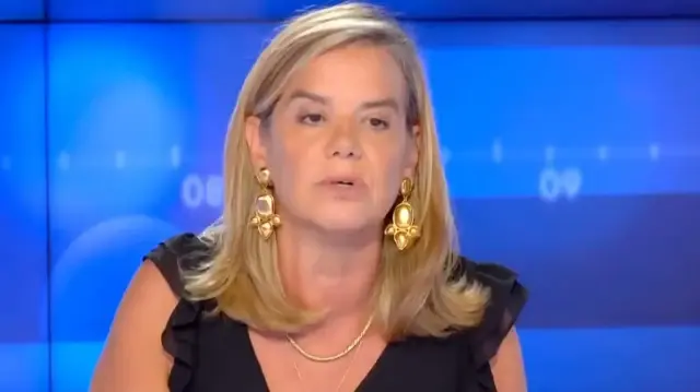 La journaliste islamophobe de Cnews, Gabrielle Cluzel.