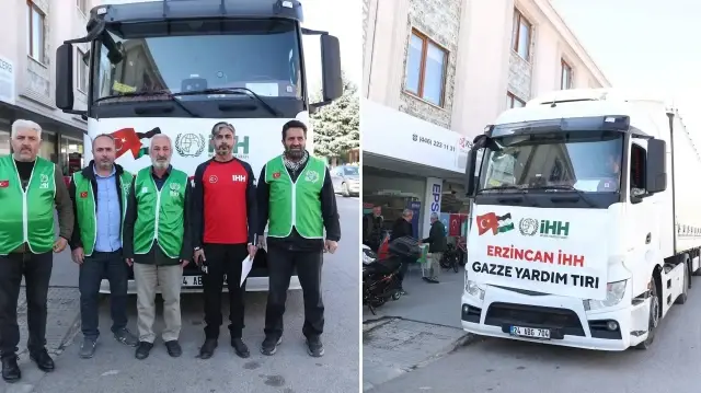 Tırların içinde temel gıda maddeleri ile giyecek yüklü olduğu belirtildi.