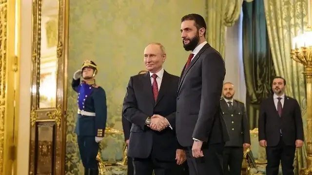 Kremlin says 'nothing to report' on Assad after Putin-Sharaa talks