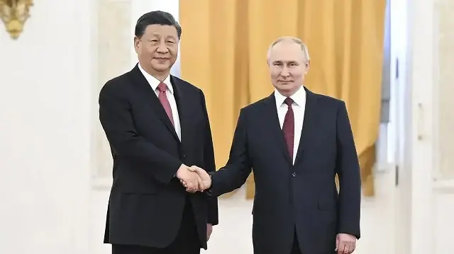 Си Цзиньпин и Владимир Путин.