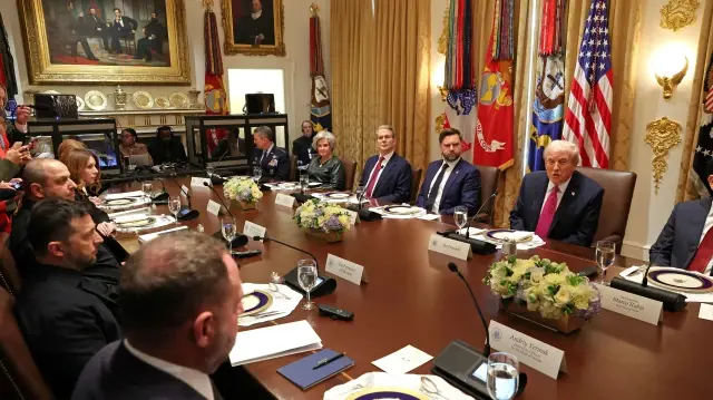 ABD Başkanı Donald Trump ve Ukrayna Lideri Zelenski, Beyaz Saray'da ortak basın toplantısı düzenledi