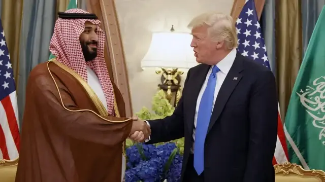 Президент США Дональд Трамп и наследный принц Саудовской Аравии Мухаммед бин Салман