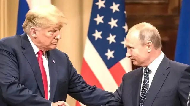 Le Président américain Donald Trump et son homologue russe Vladimir Poutine.