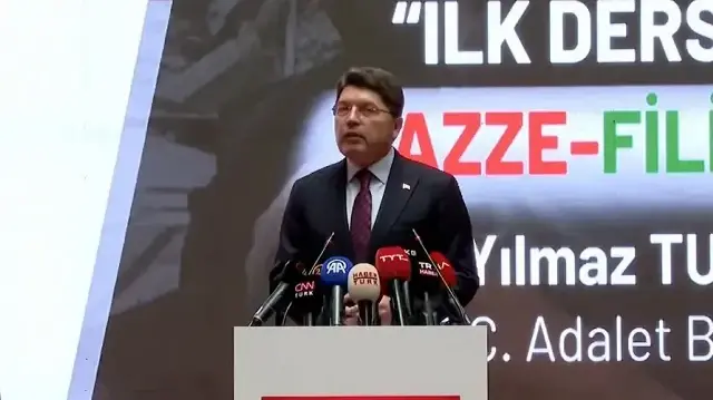 Adalet Bakanı Yılmaz Tunç'tan Gazze vurgusu