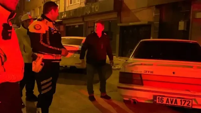 Alkollü sürücüye cezai işlem de uygulandı.