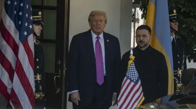Le président américain Donald Trump a reçu le président ukrainien Volodymyr Zelensky à la Maison Blanche, à Washington DC.