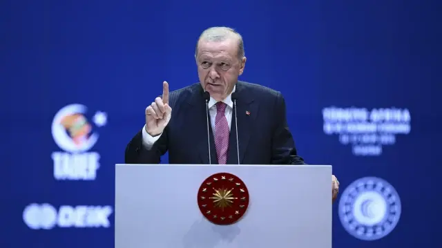 Erdogan urges Gaza rebuilding and criticizes West's approach to Africa