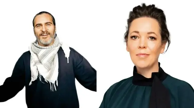 Joaquin Phoenix, Olivia Colman.
