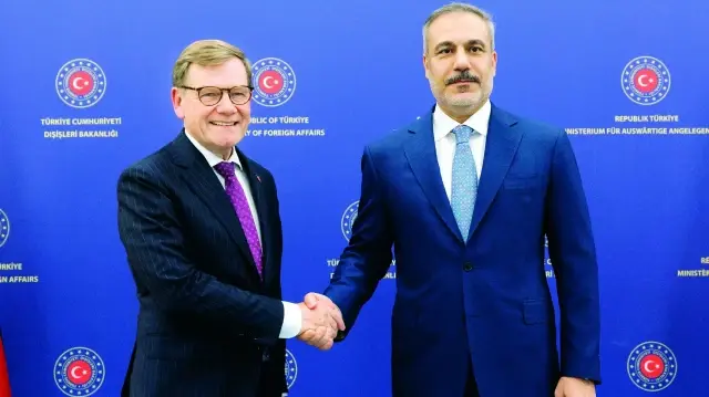 Dışişleri Bakanı Hakan Fidan, Alman mevkidaşı Johann Wadephul ile Ankara’da bir araya geldi.