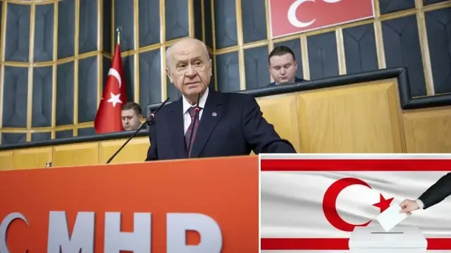 Bahçeli, KKTC'de yapılmış olan seçimin sonuçlarının çok az bir katılımla gerçekleştiğini ifade etti.