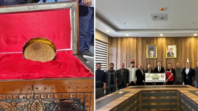 Açık artırmada bala en yüksek fiyatı vererek satın alan Mehmet Kandemir, parayı besicilerin hesabına aktardı.