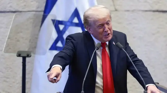 Trump puts on a show in the Knesset!