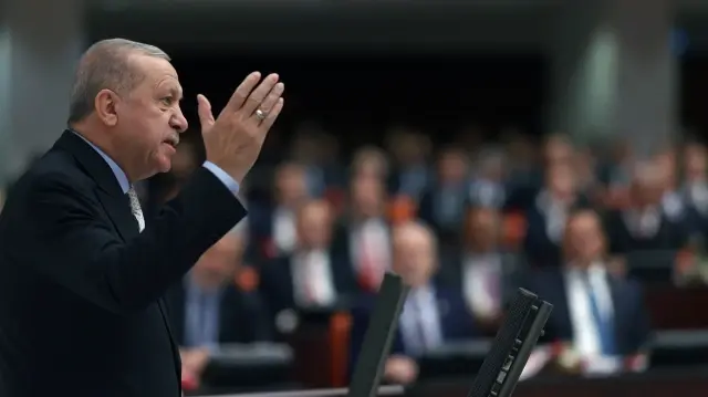 Cumhurbaşkanı Recep Tayyip Erdoğan.