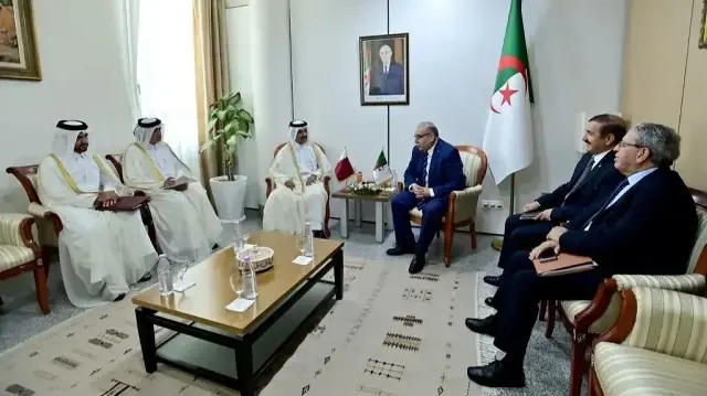 القضية الفلسطينية تتصدر مشاورات سياسية بين قطر والجزائر