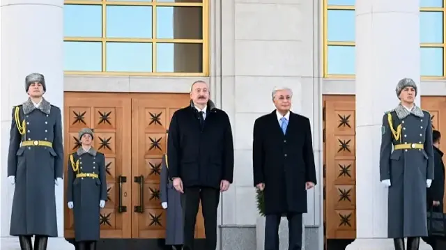 Визит президента Азербайджана в Казахстан